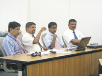 Four staff members from Sri Lanka NARBO visit JWA
