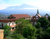 Mt.Arjuna from the hotel in Malang, Batu