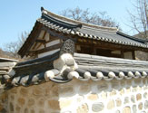 Traditional Korean roof tile