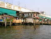 The life on the riverside of Chao Phraya