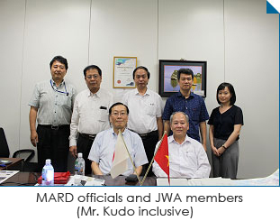 Viet Nam visited the JWA Headquarters